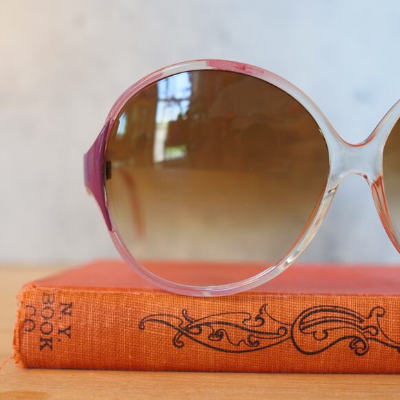 Vintage 1980s Sunglasses NOS Taiwan Multicolor Grandma Retro Festival Boho main image 10